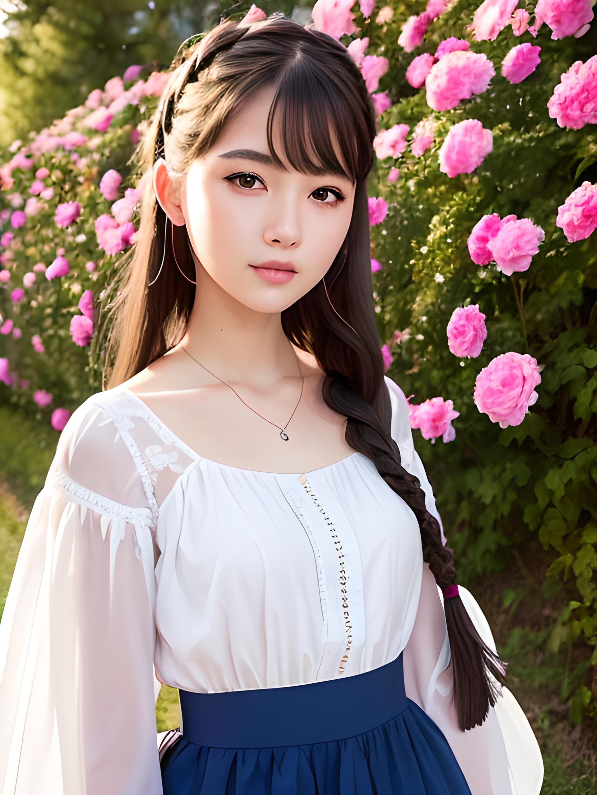 春天里的少女