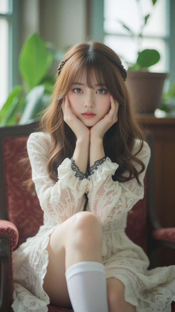 瓜子脸女孩