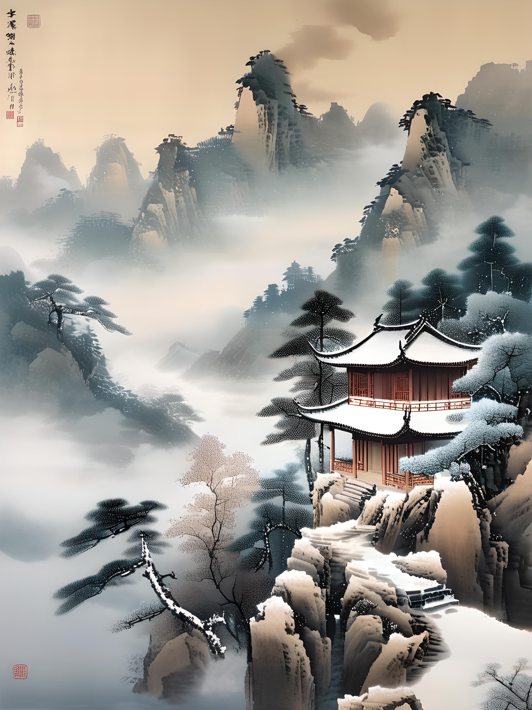 水墨风景
