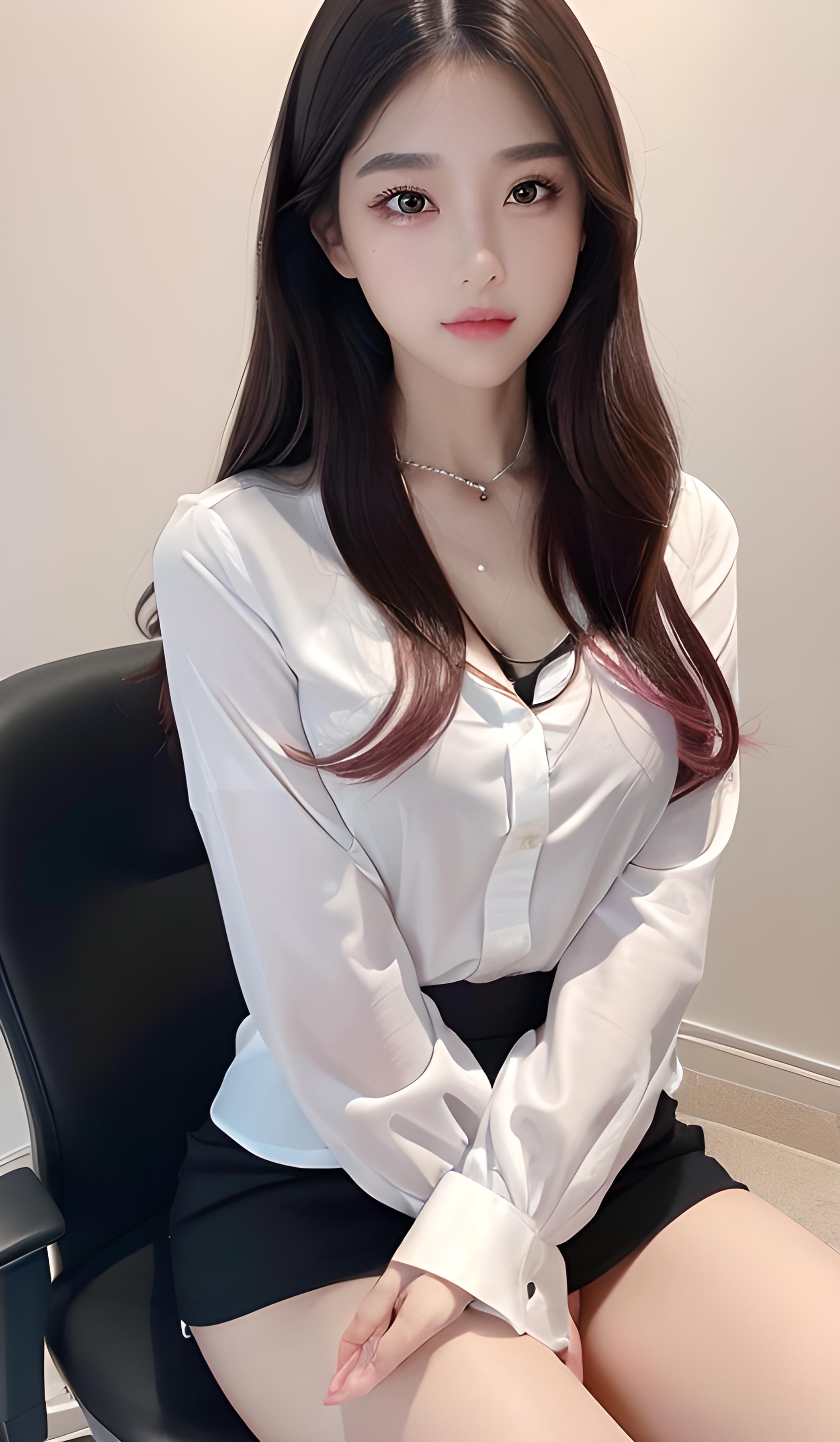甜美秘书