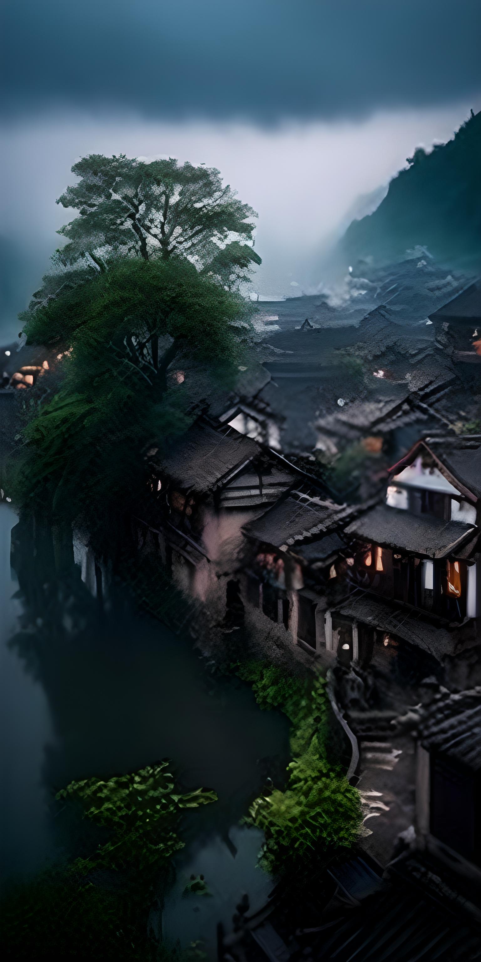 江南烟雨