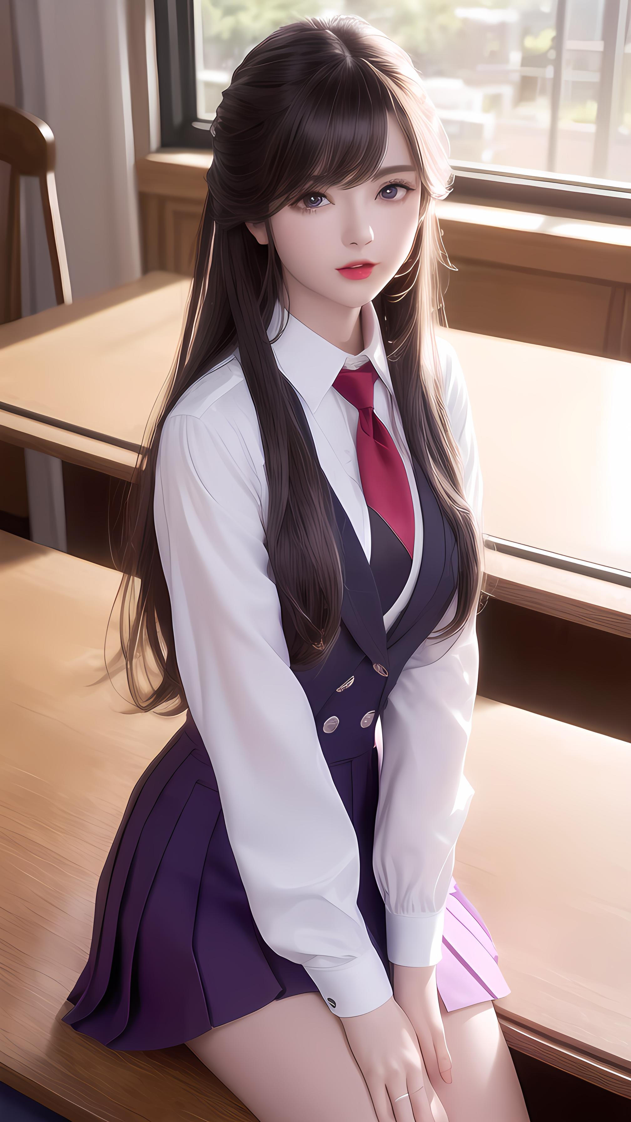 学生服女孩