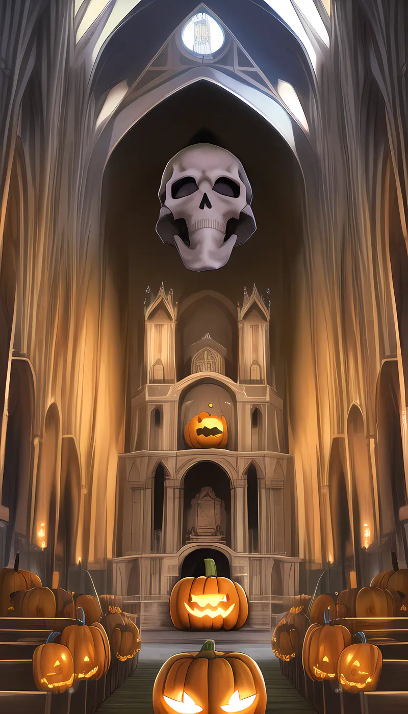 教堂的骷髅