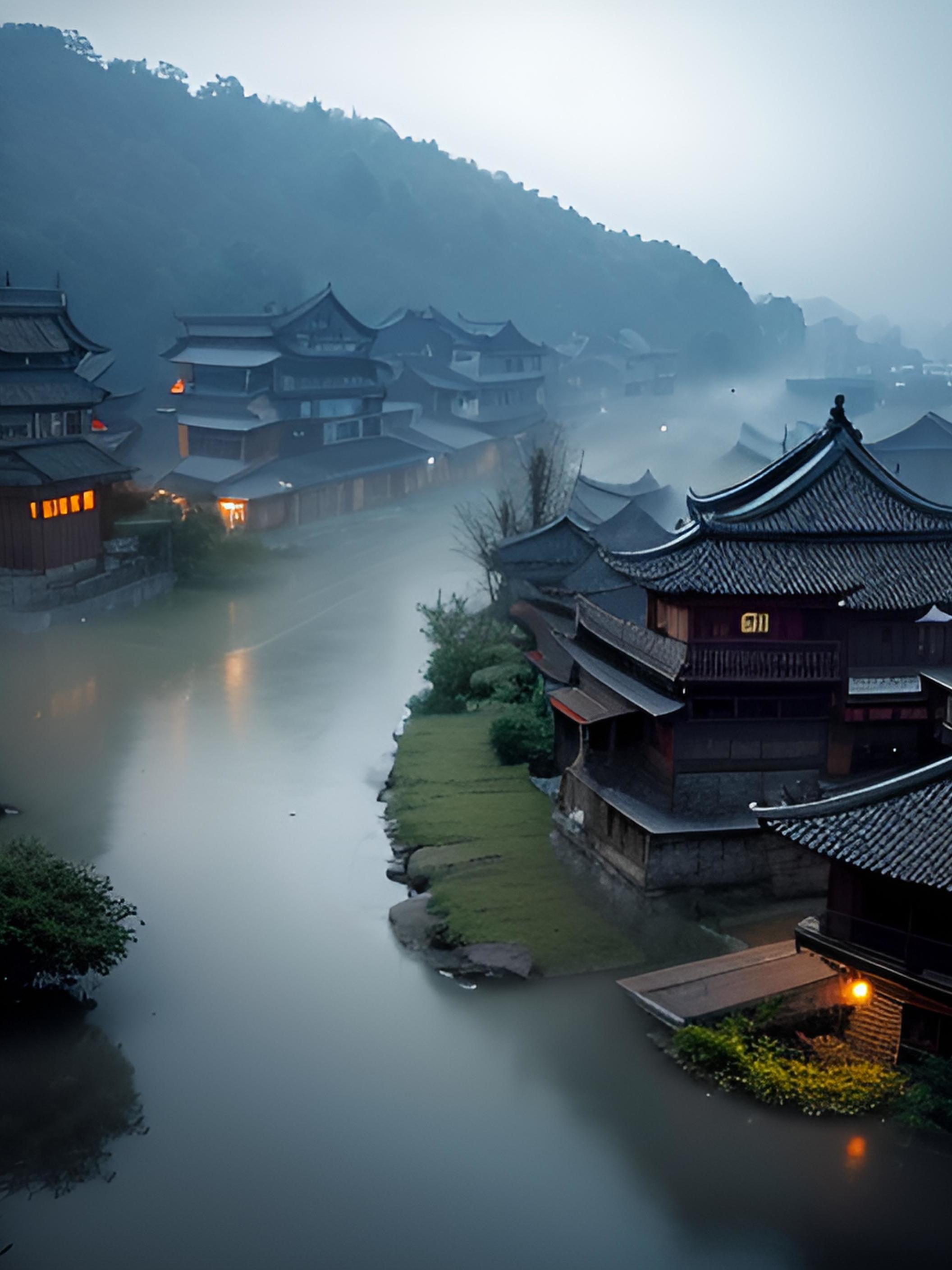 江南烟雨