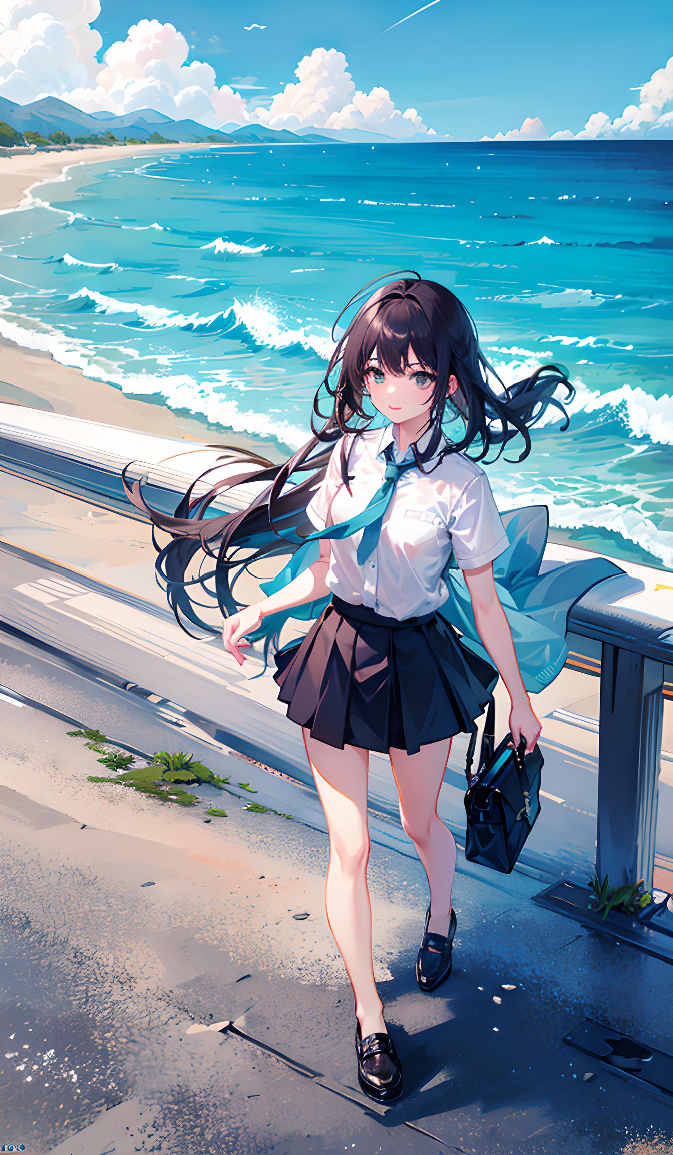 海边漫步