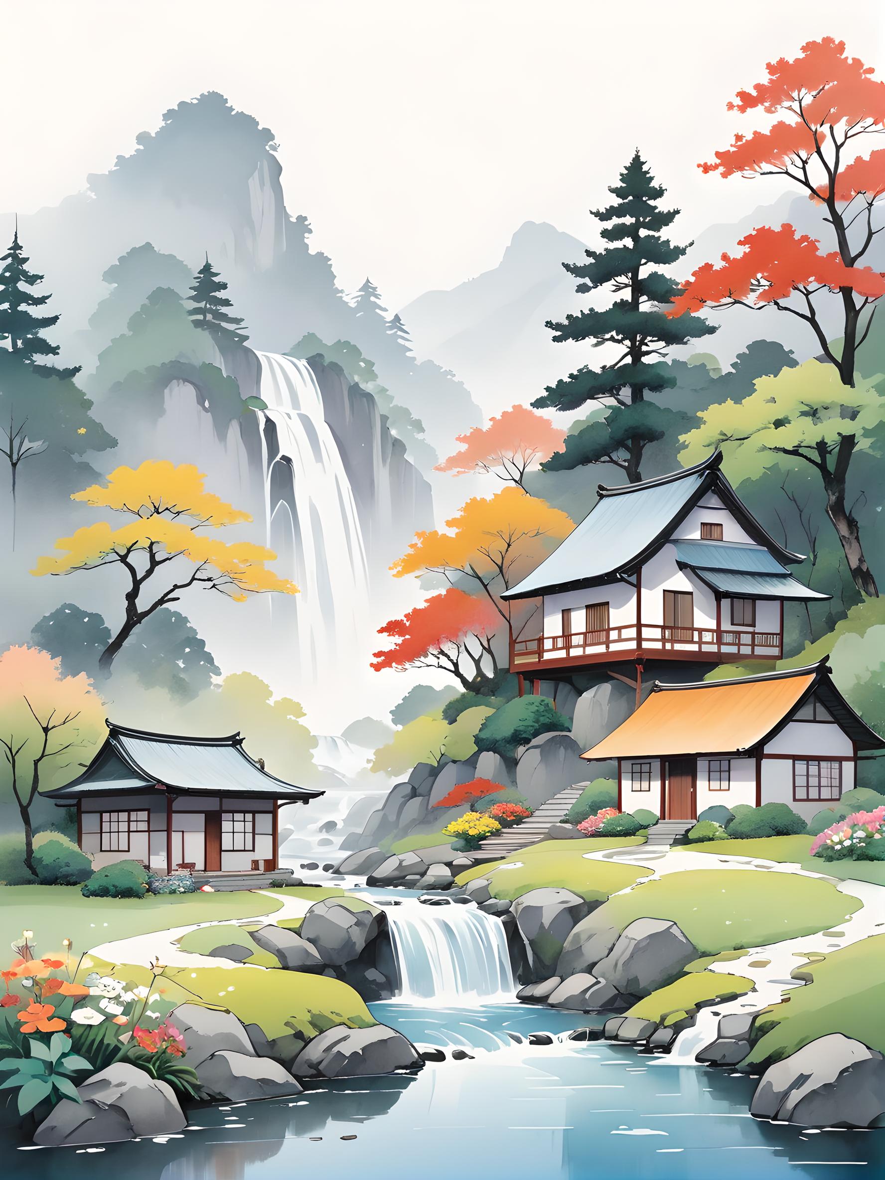 唯美插画
