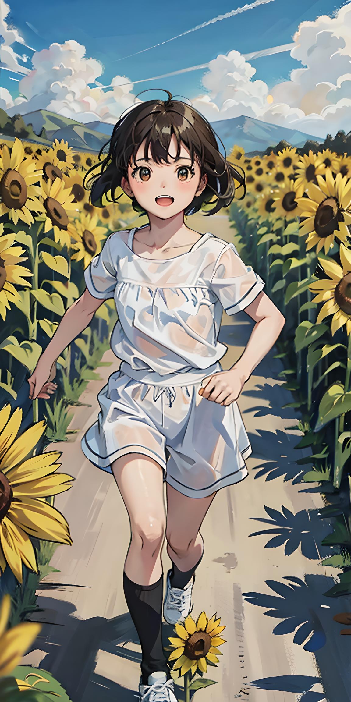 向日葵女孩