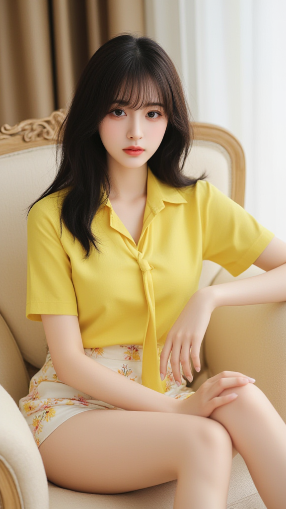 花短裤女孩