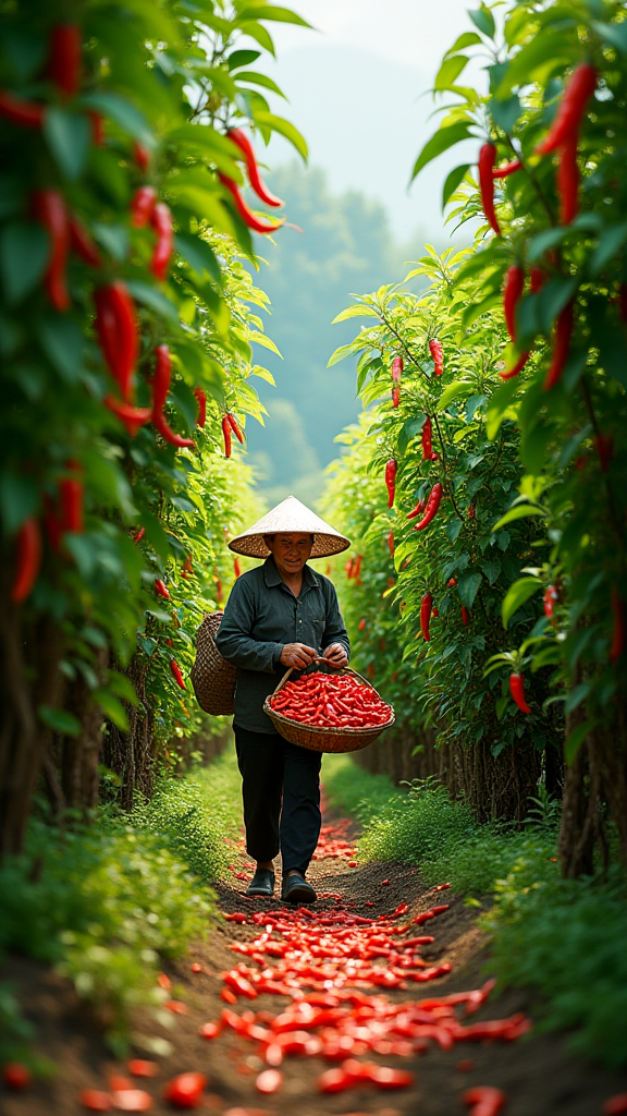 一片花椒树林