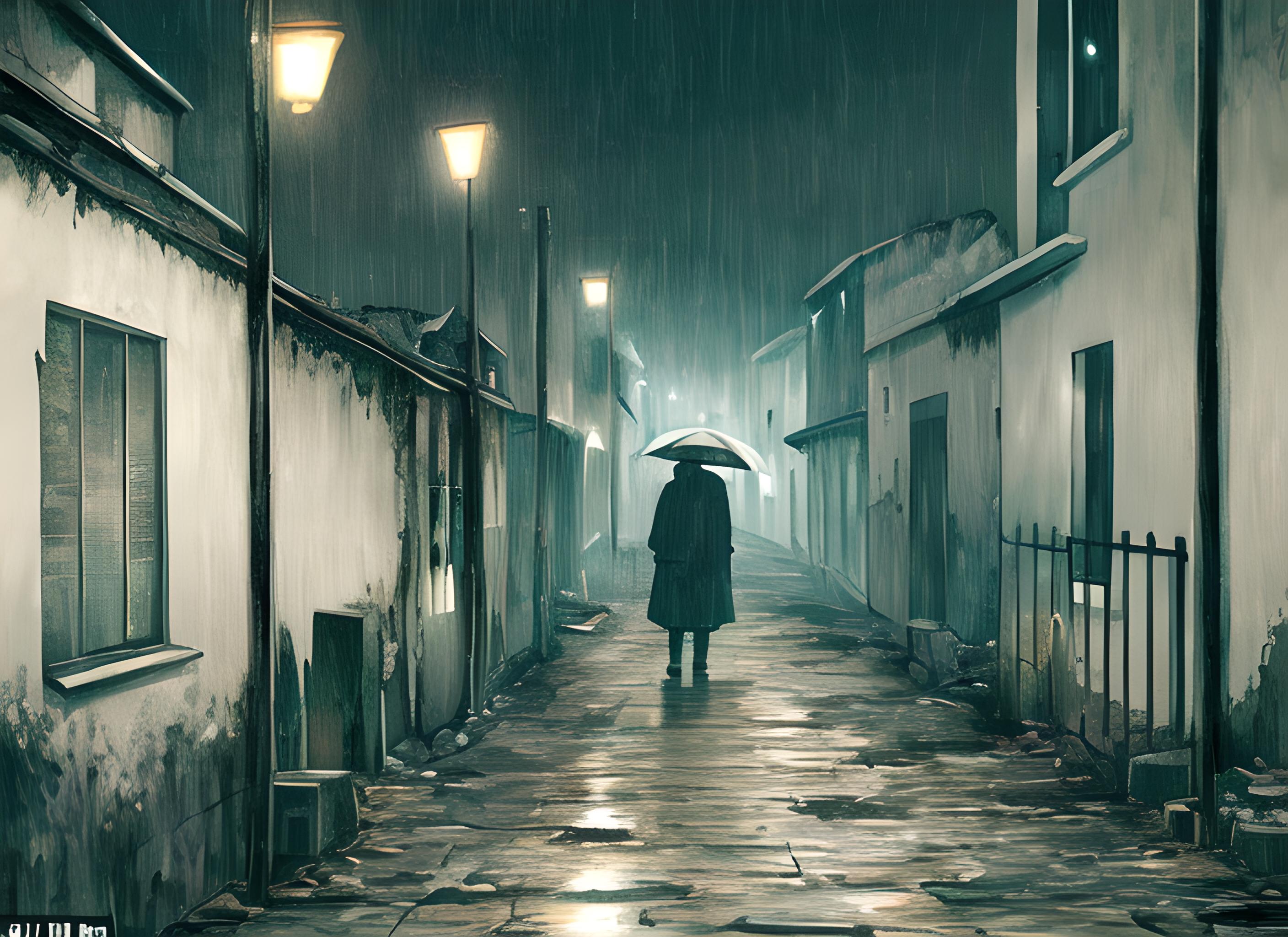 夜晚的孤独