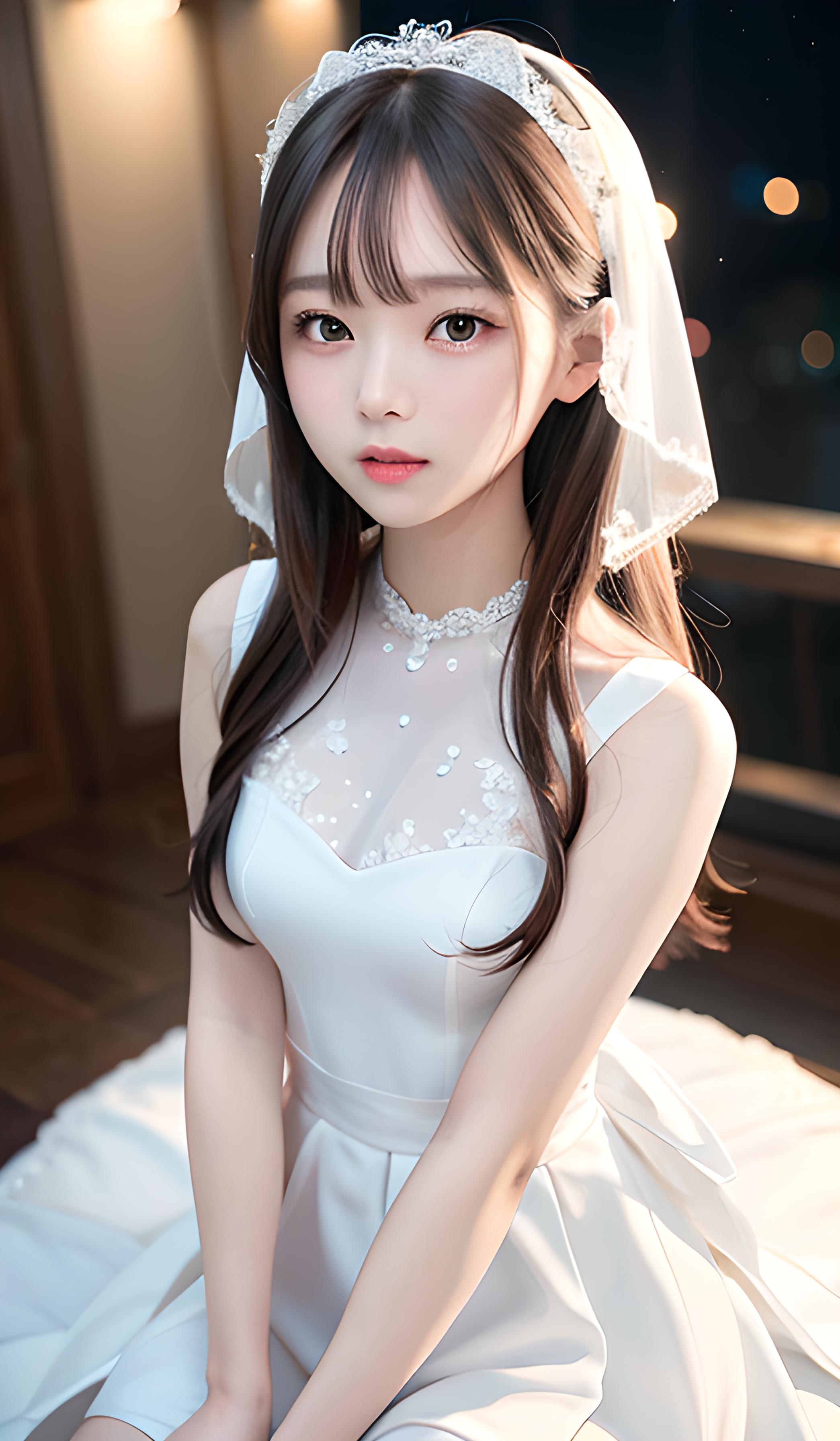 婚纱少女