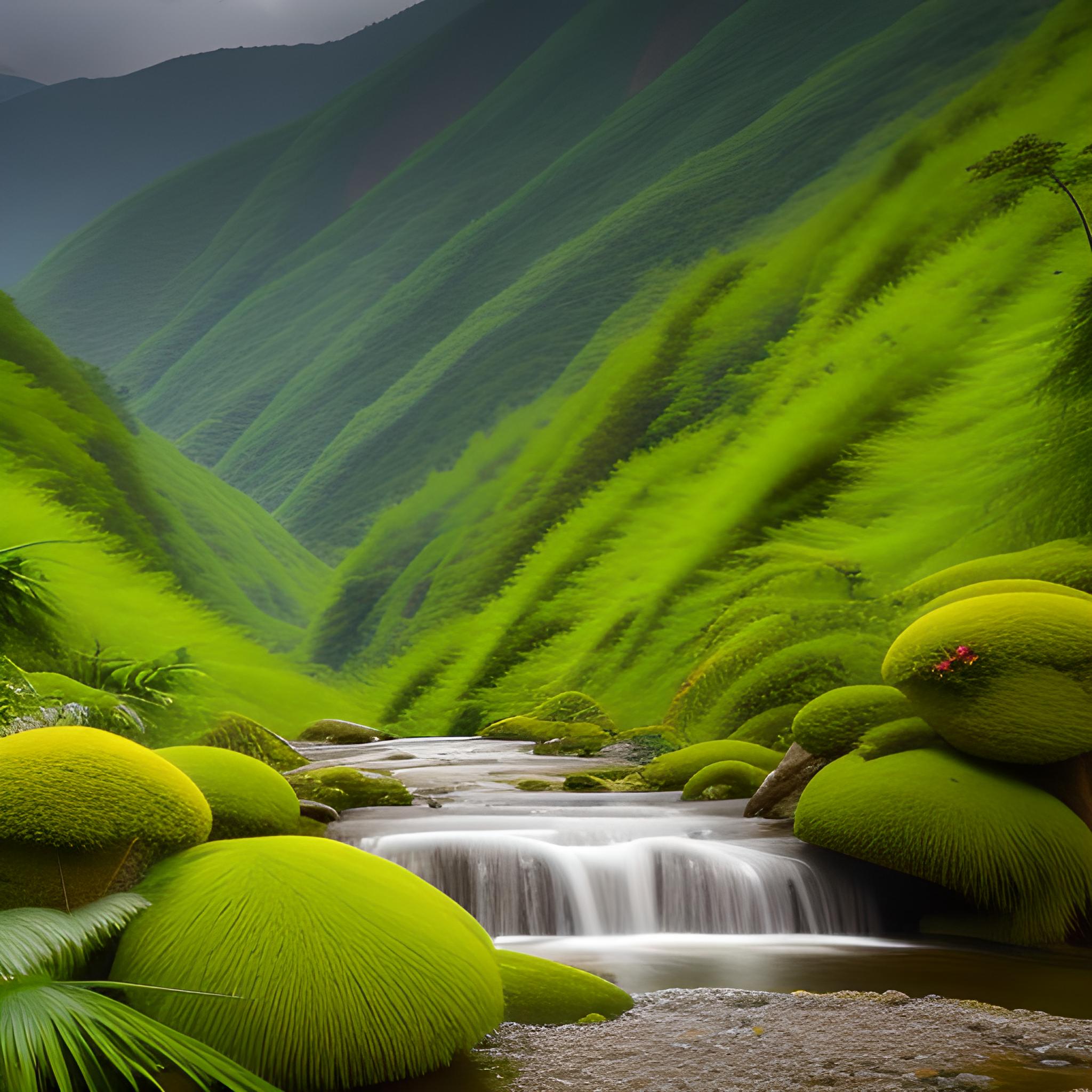 绿草茵茵