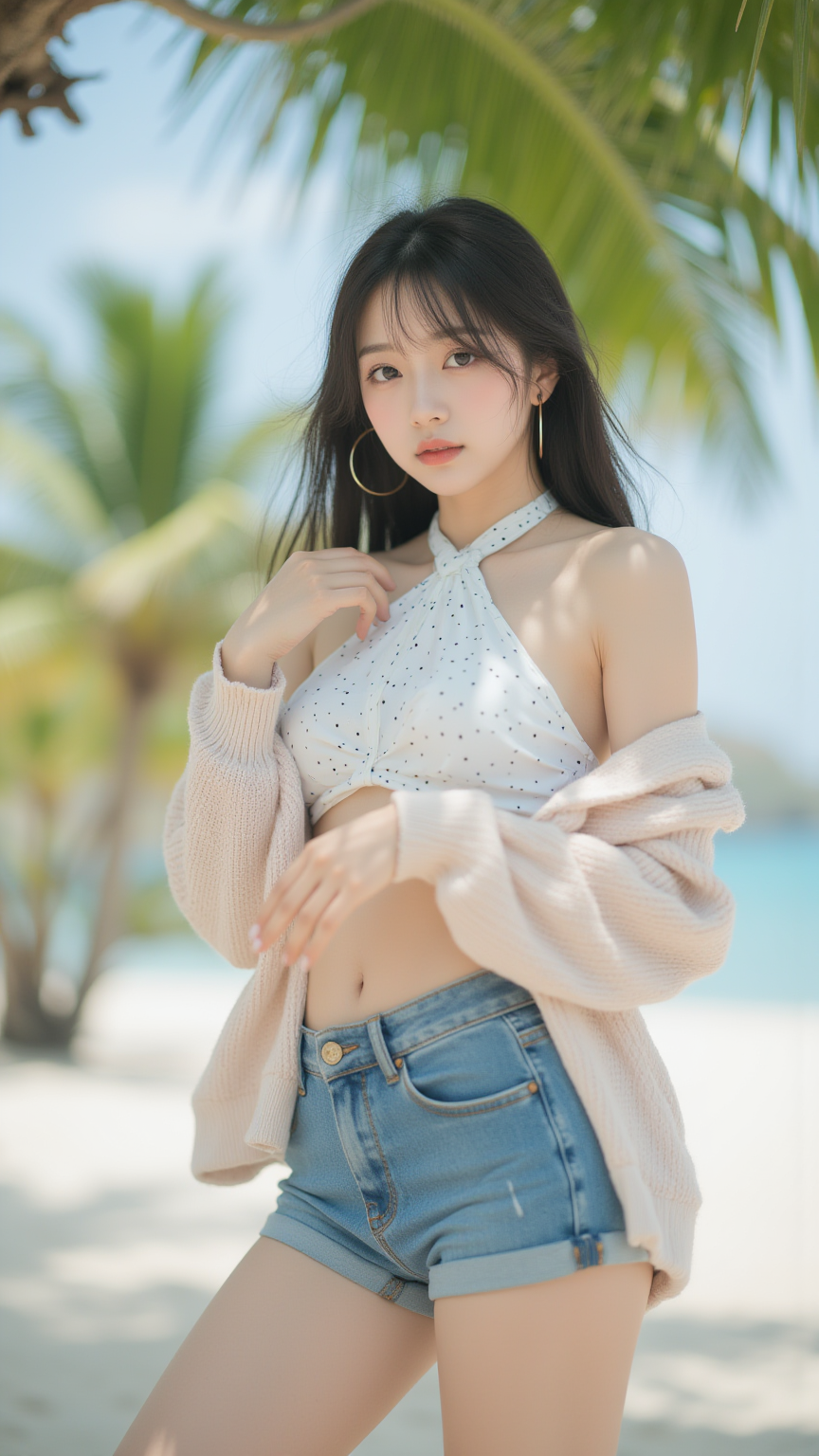 沙滩美女