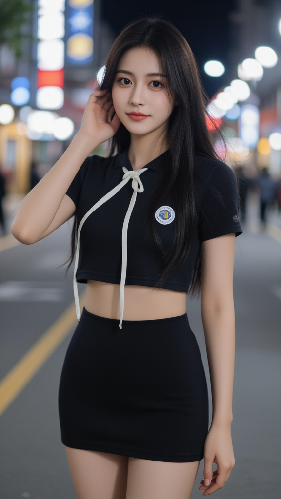 包臀裙女孩