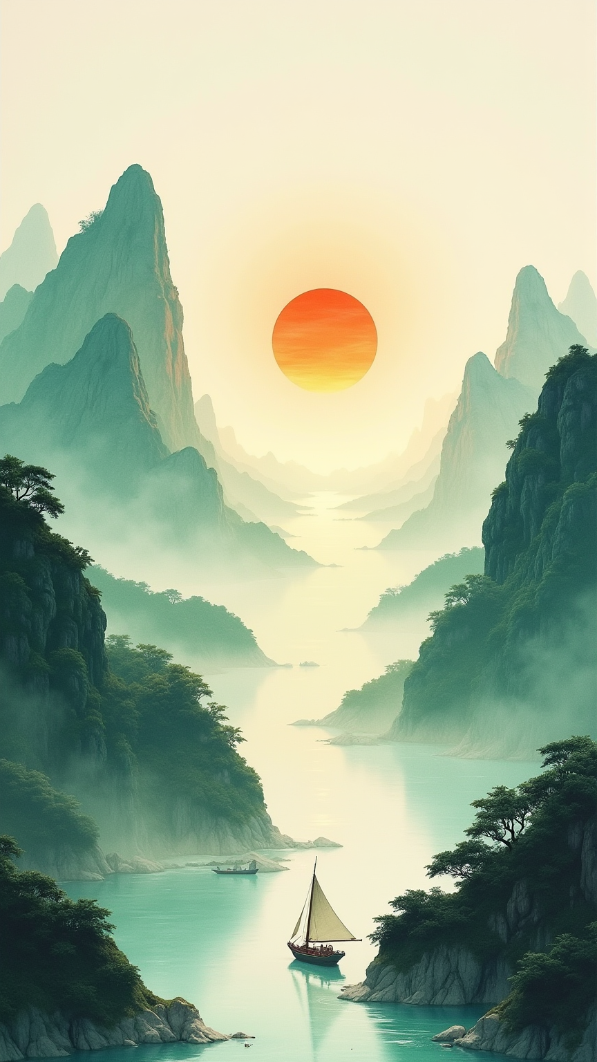 孤帆一片日边来