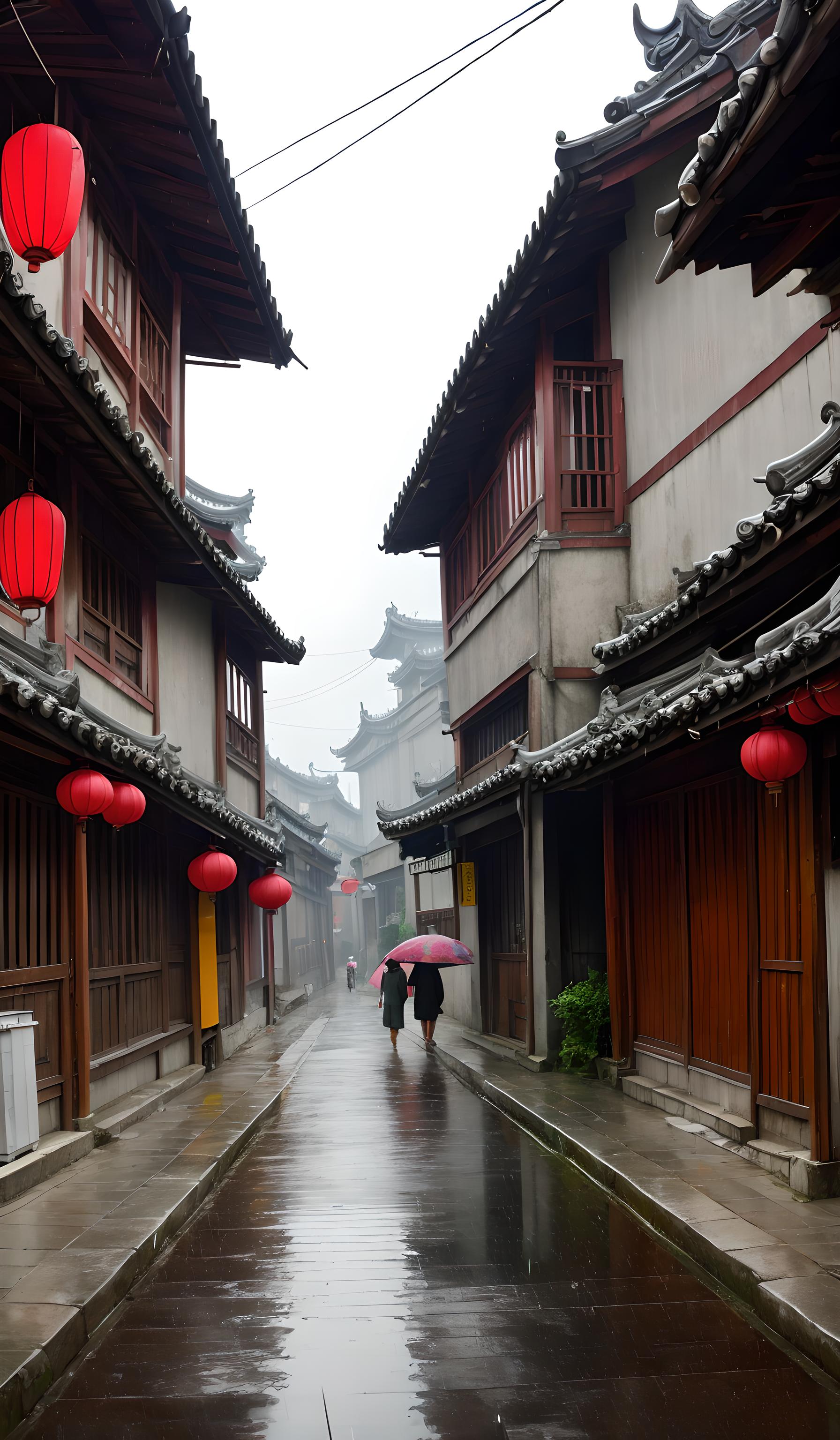 江南烟雨