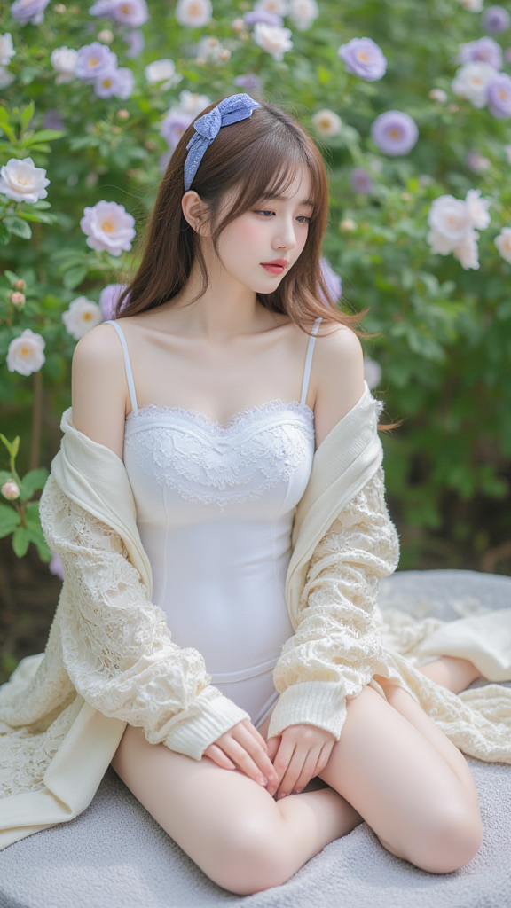 花园里的女孩