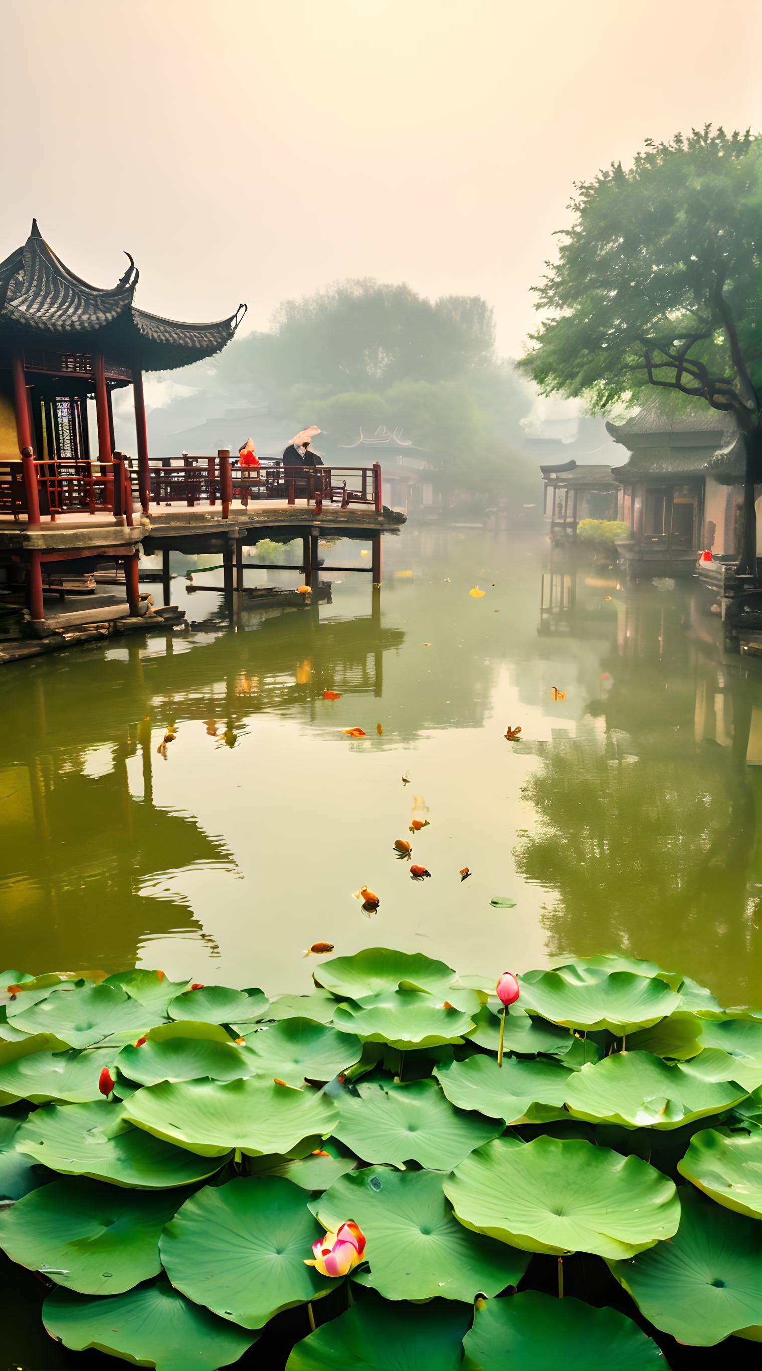 江南烟雨蒙蒙