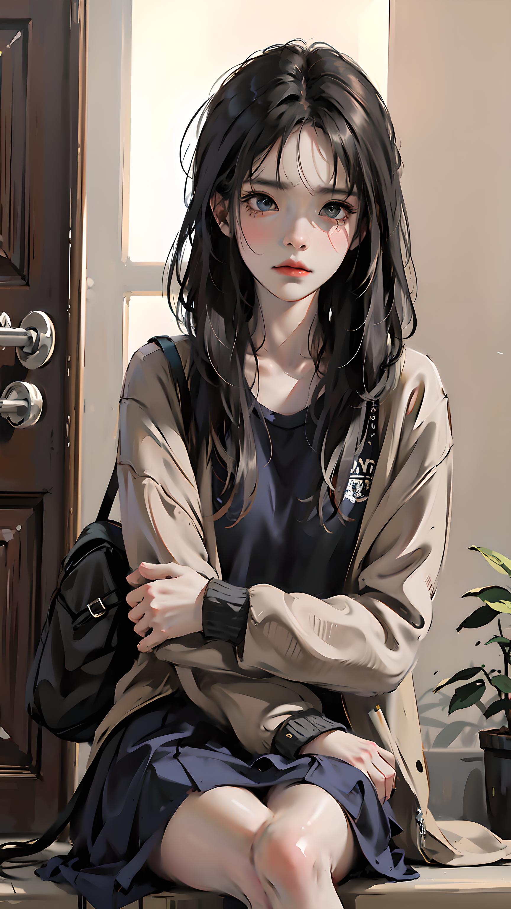 幽怨的少女