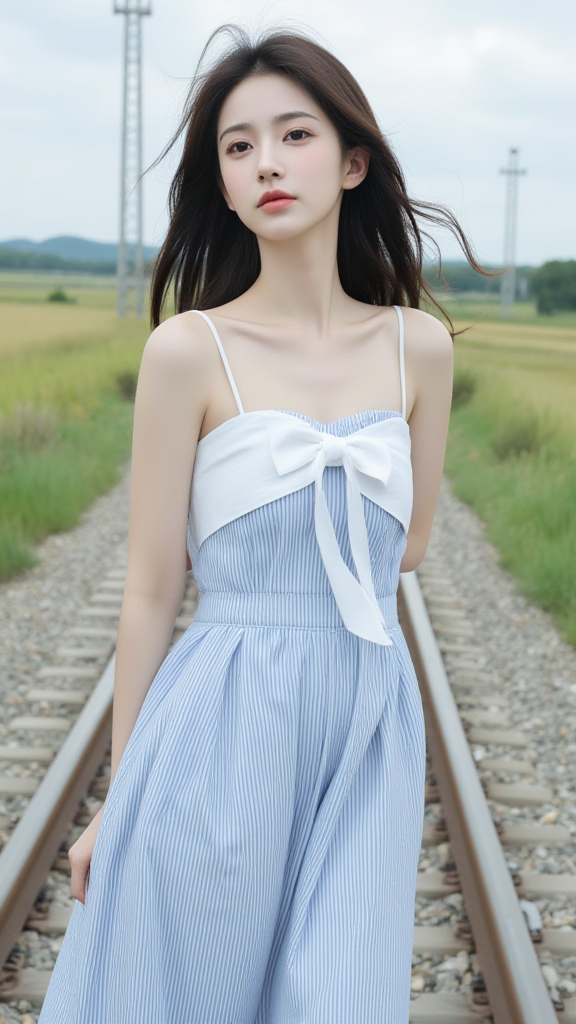 铁路上的女孩