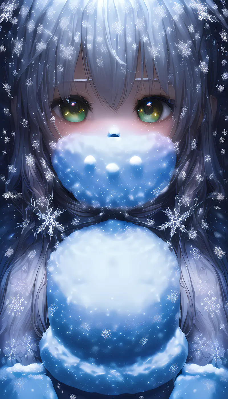 雪中女孩