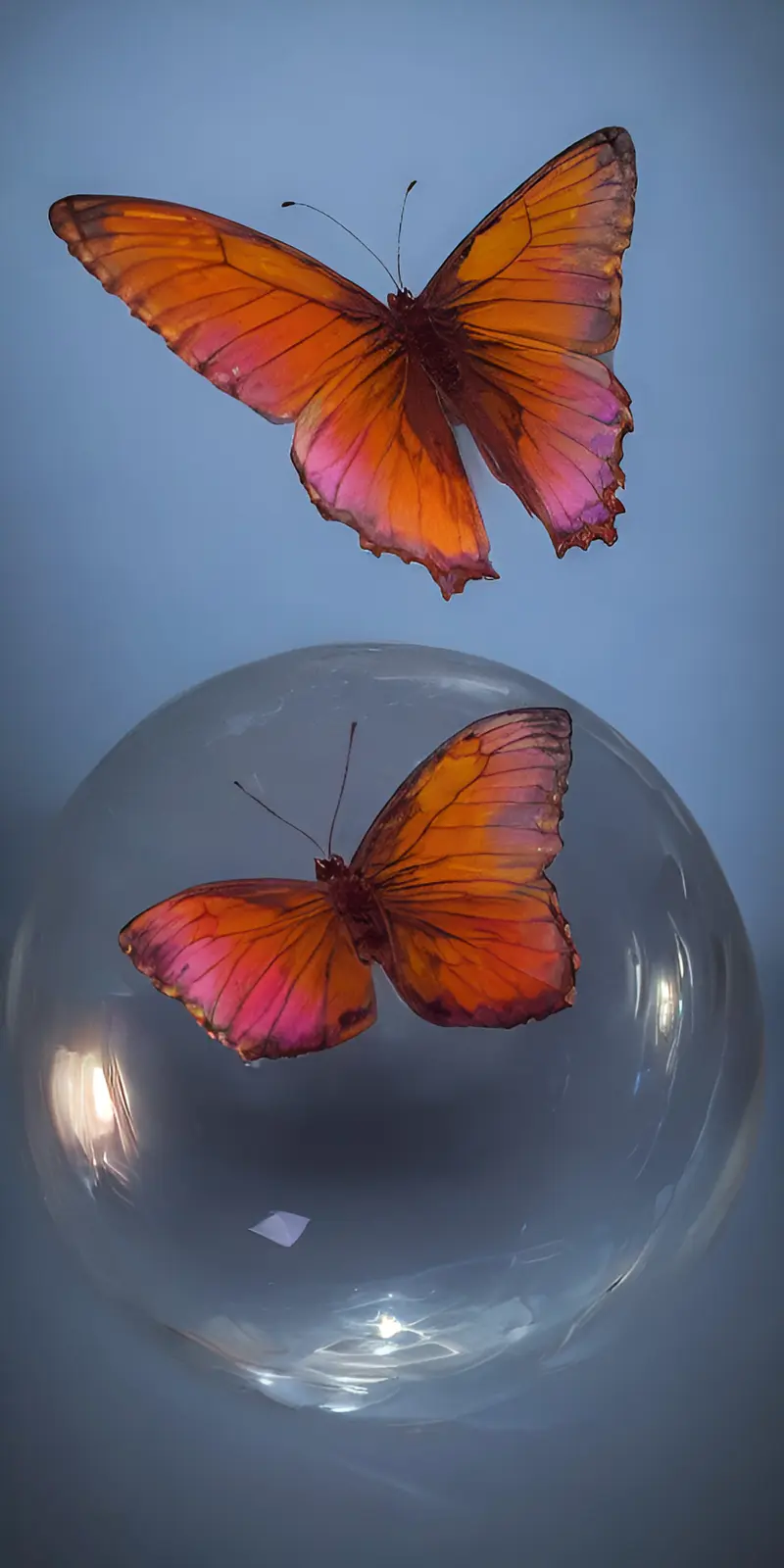 水晶球蝴蝶