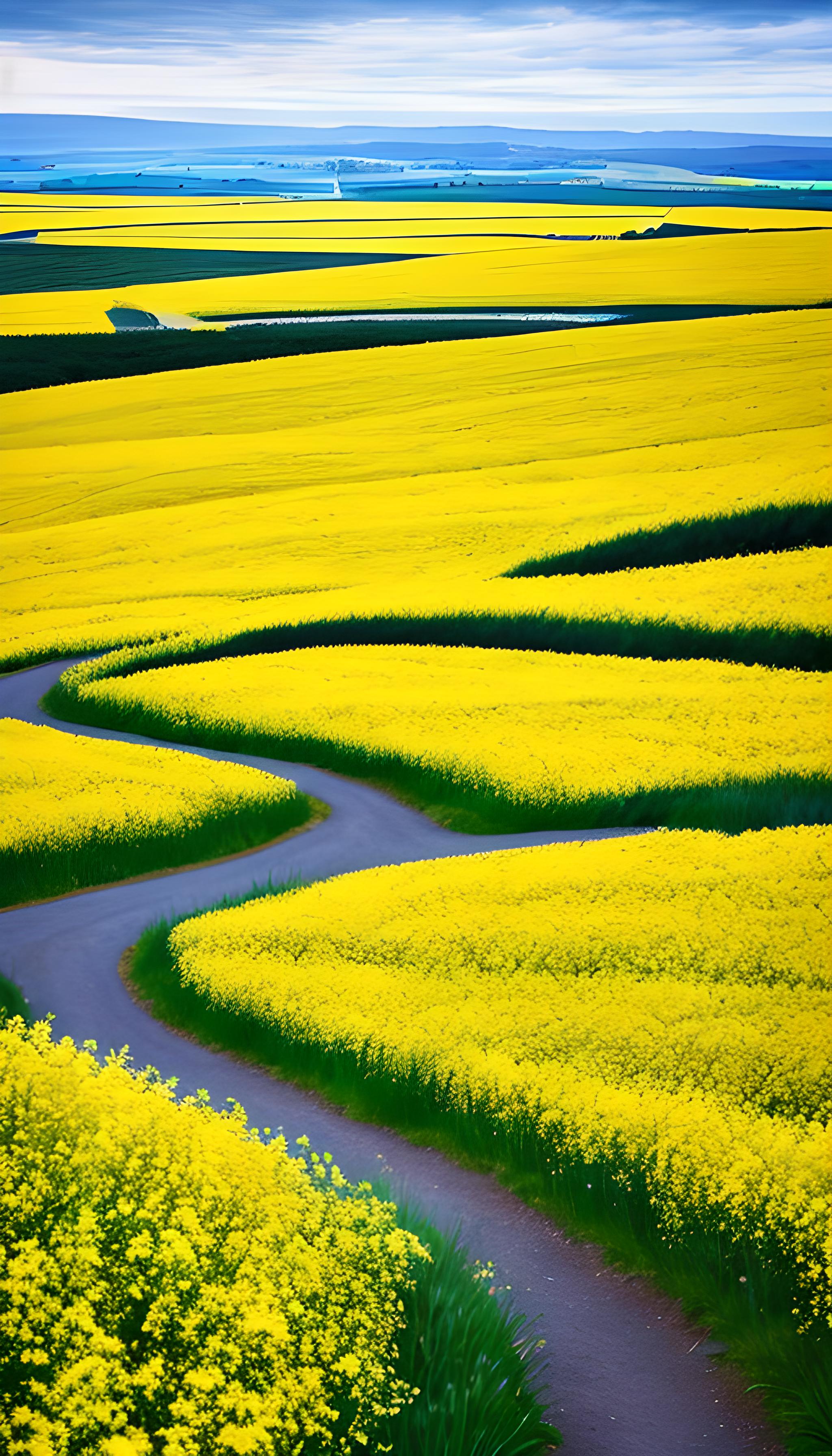 油菜花田