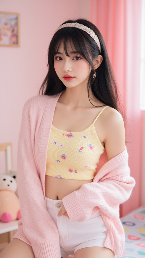 吊带衫女孩