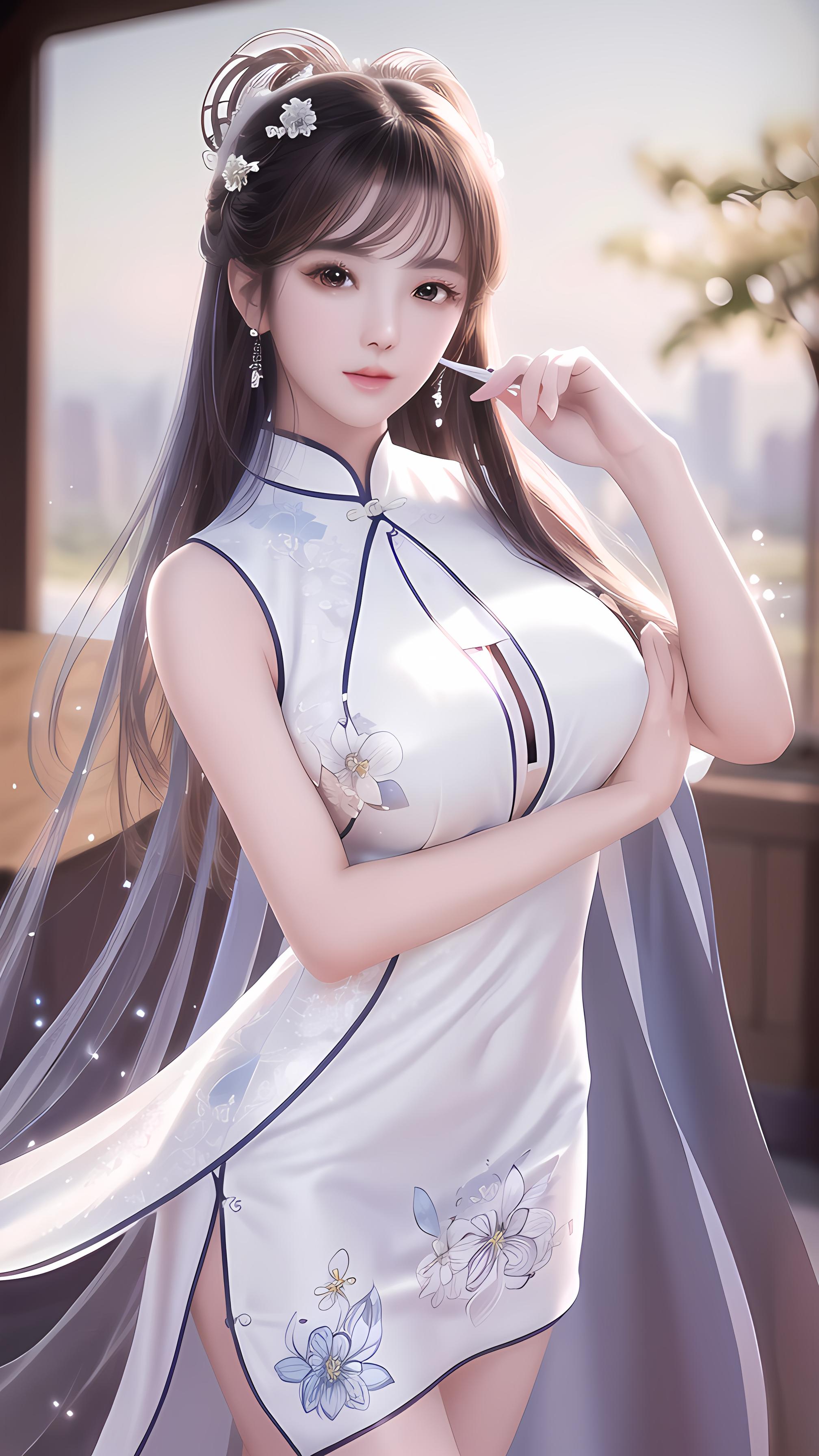 旗袍少女