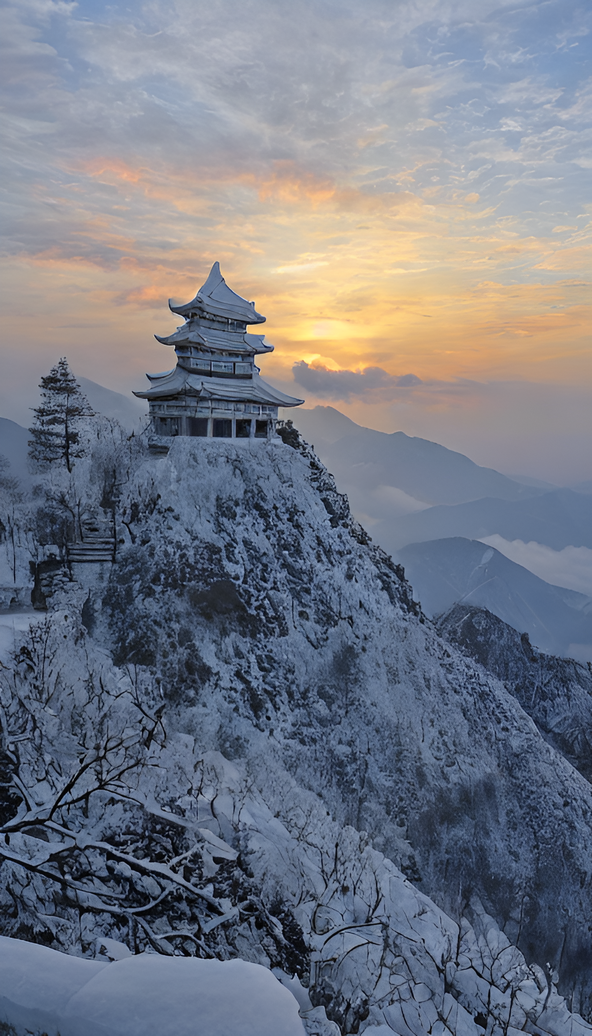 雪峰之巅寺院