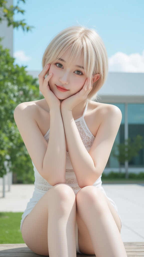 金发美女