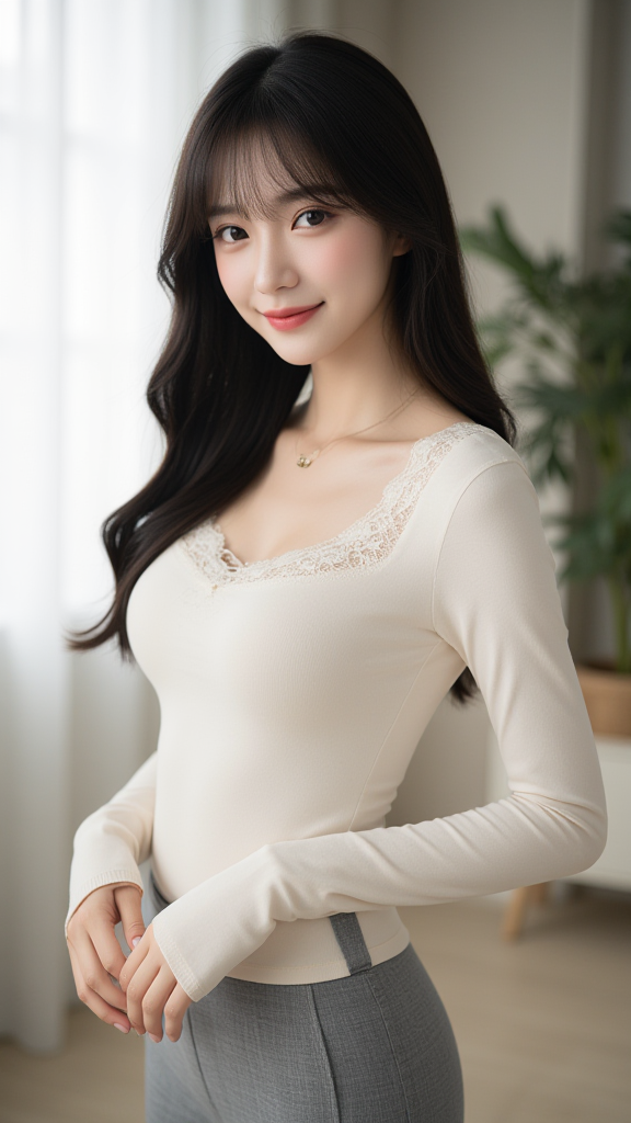 紧身上衣女孩