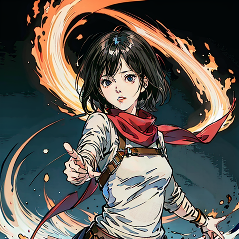 Mikasa 就衣服还像一点