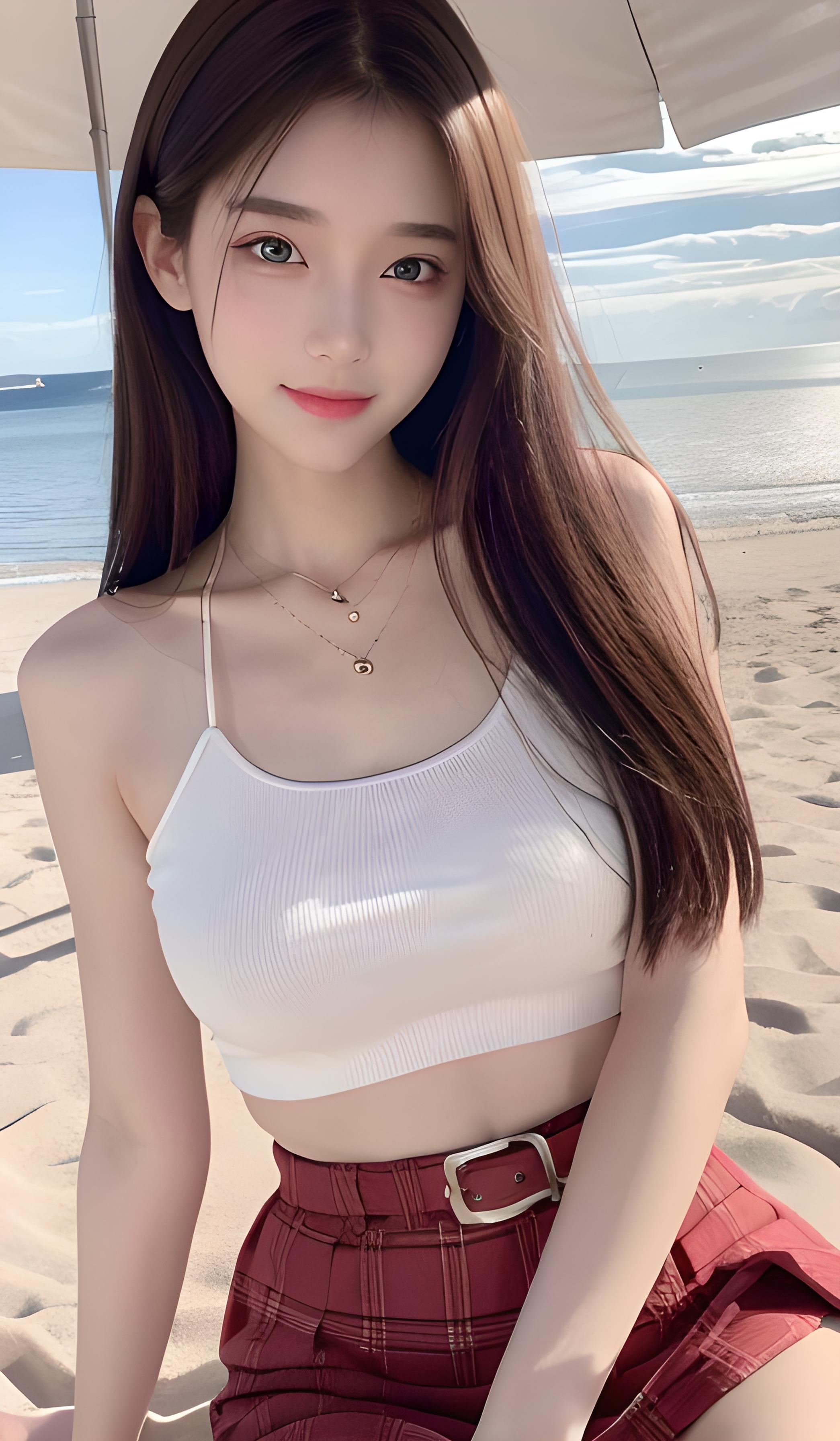 海滩美女