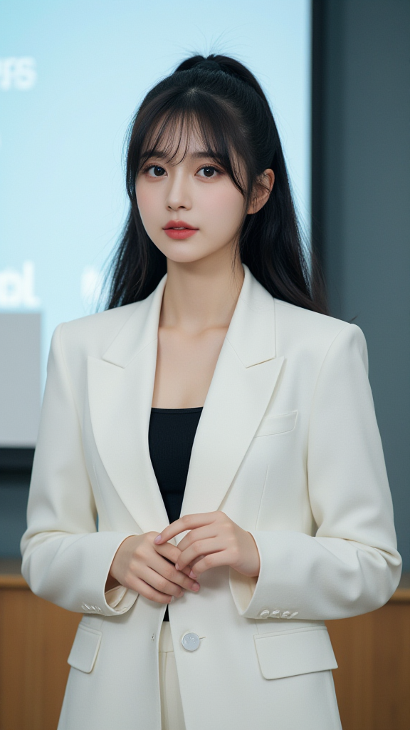 西装女孩