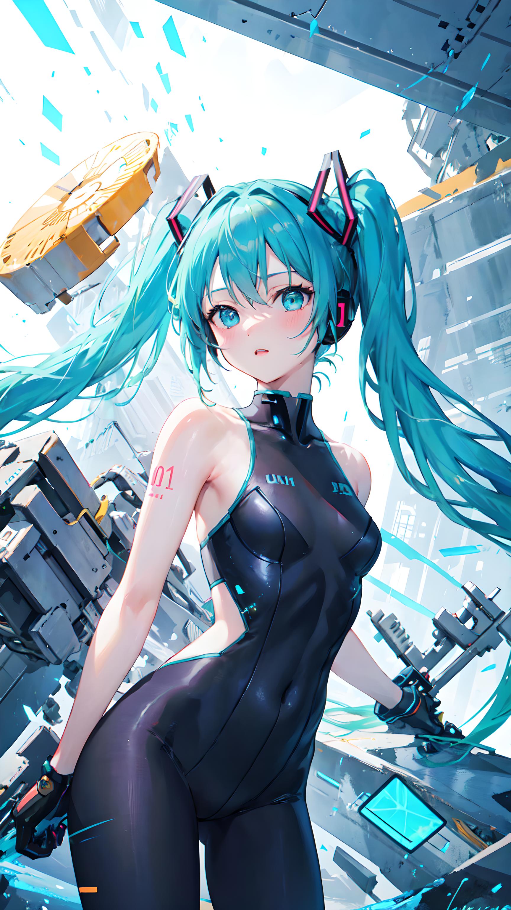 机甲初音未来，壁纸