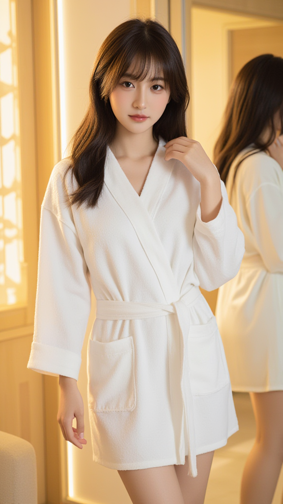浴袍女孩