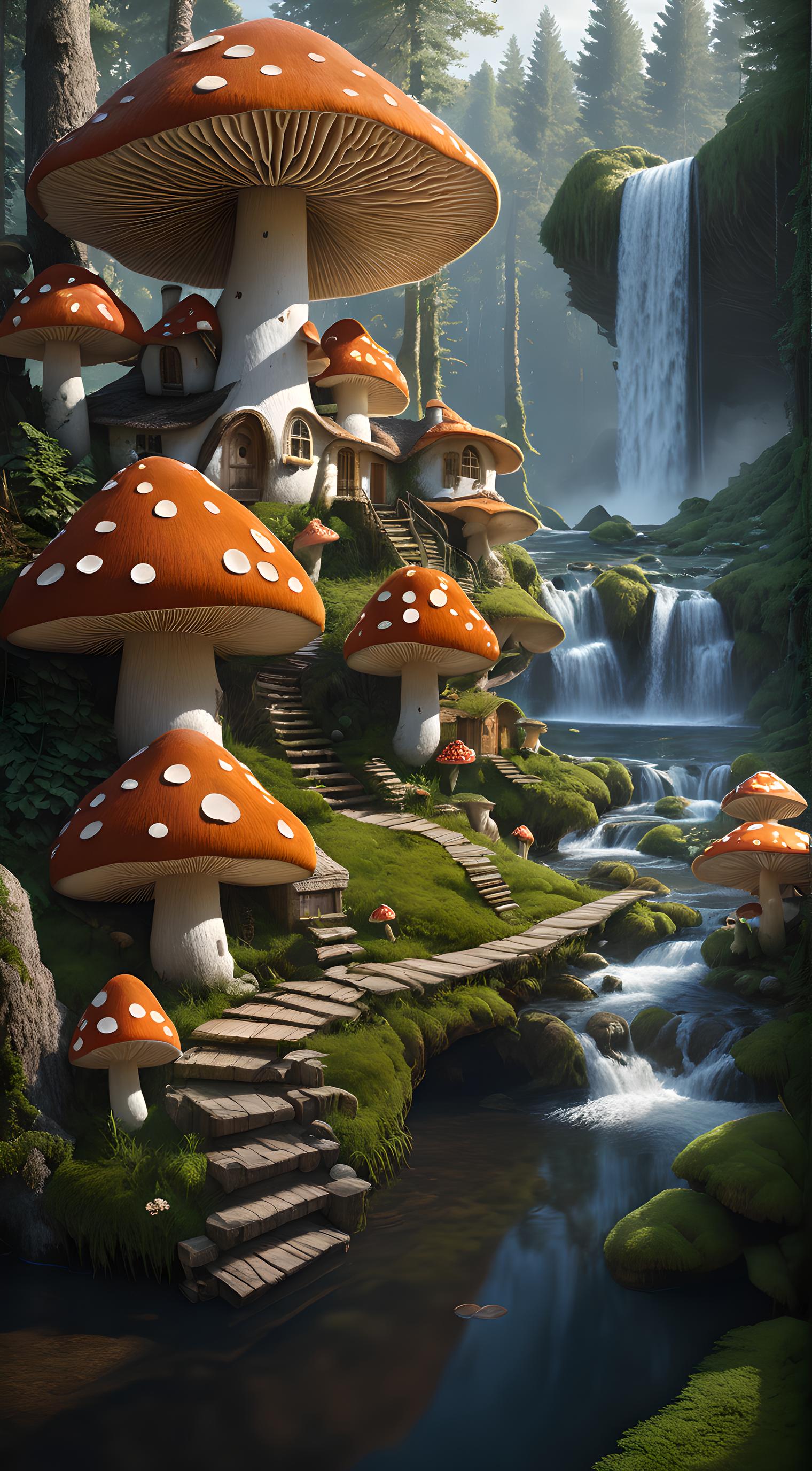 蘑菇风景风景风景
