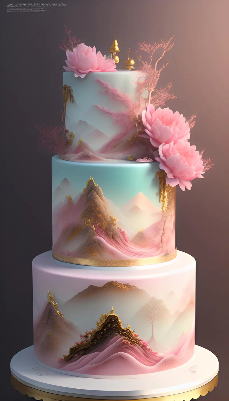 山水蛋糕