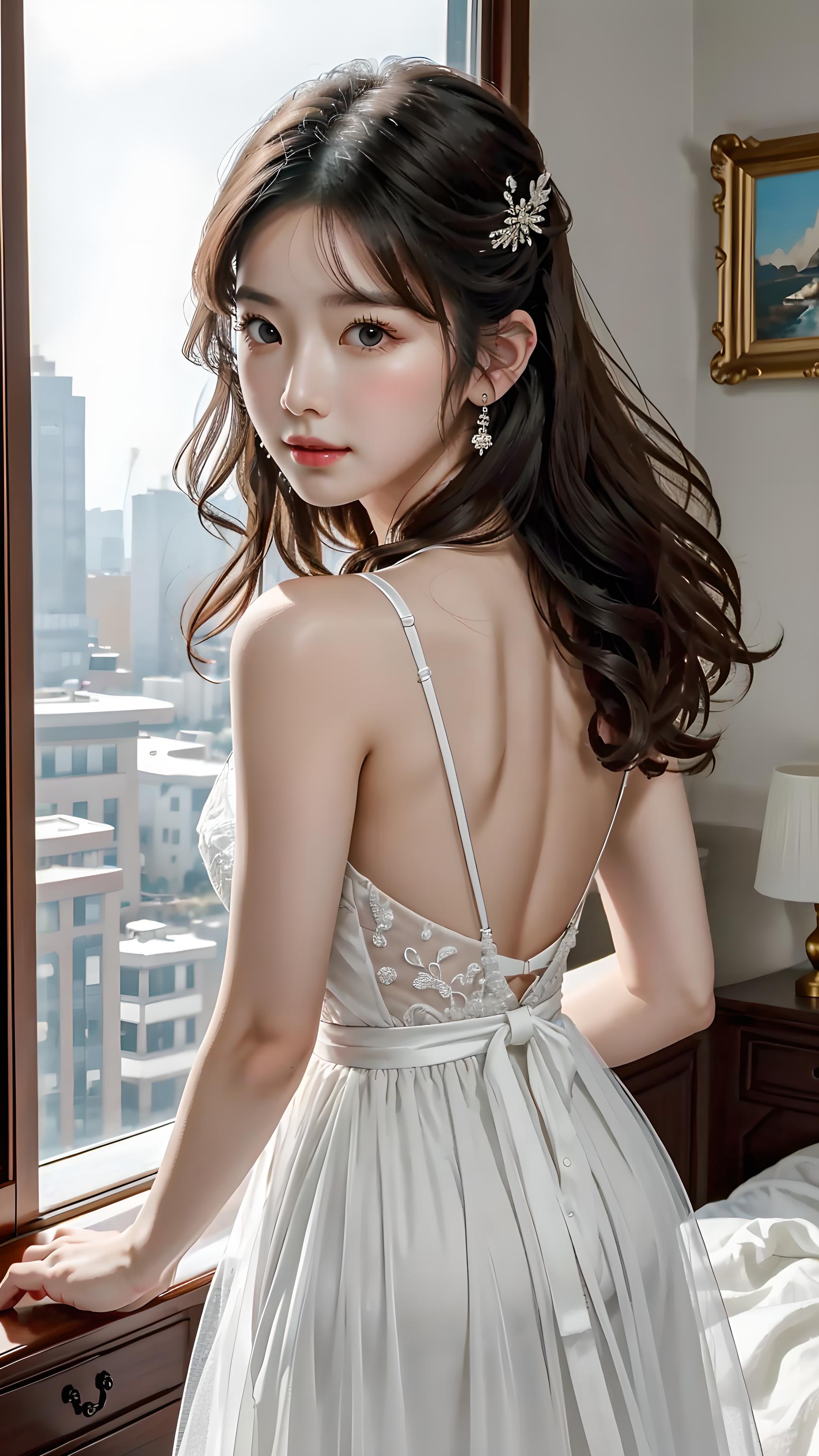 回眸一笑百媚生美女