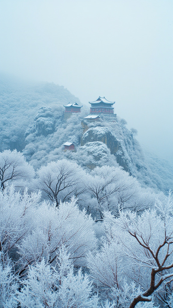 冬日黄山