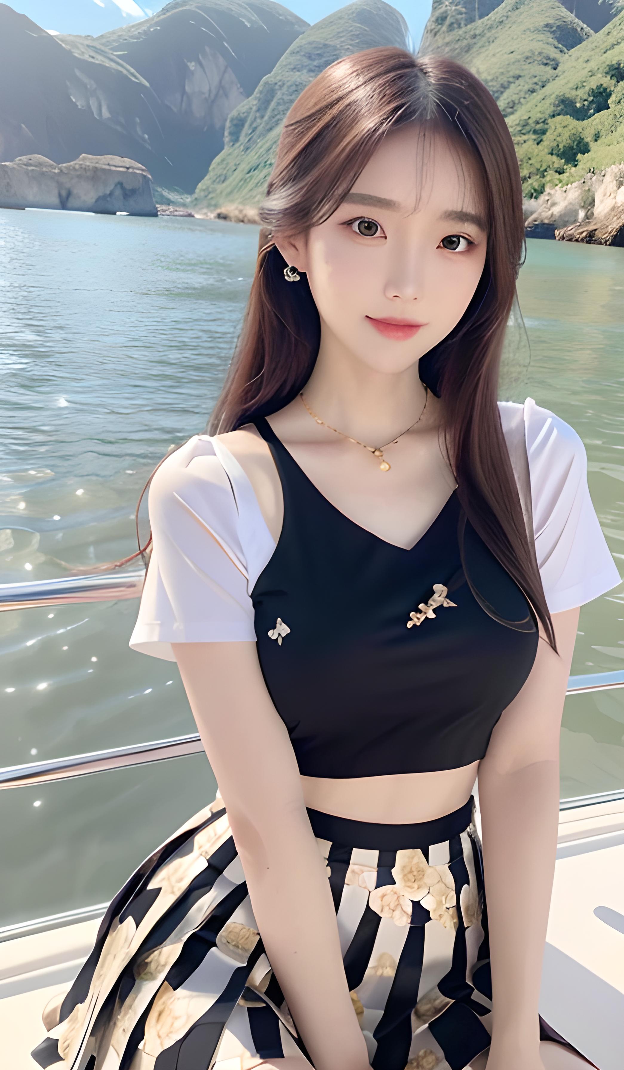 海边美女