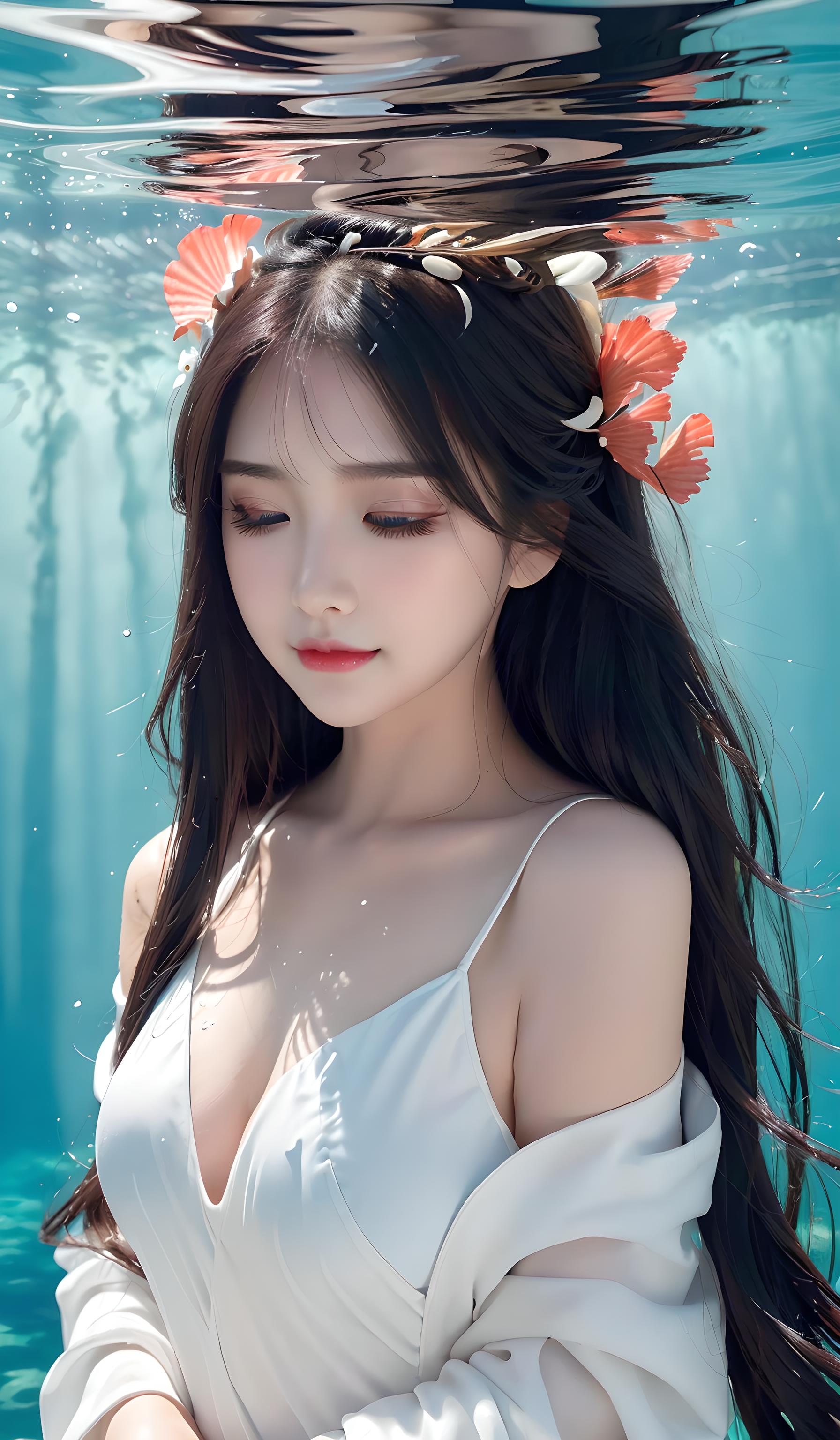 海底美女