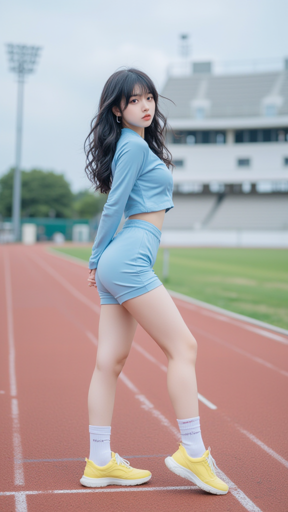 运动跑步女孩
