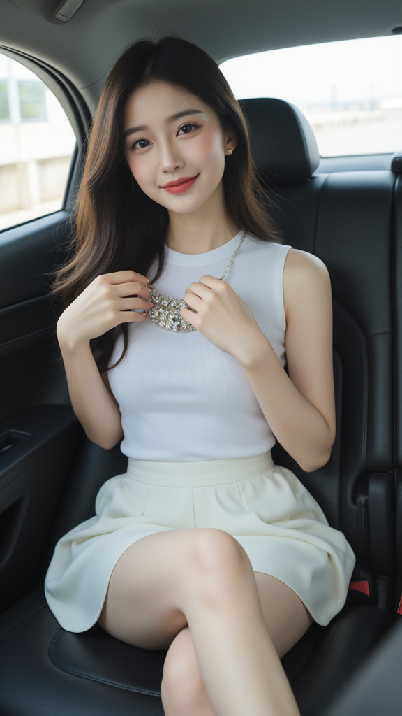 白色T恤女孩