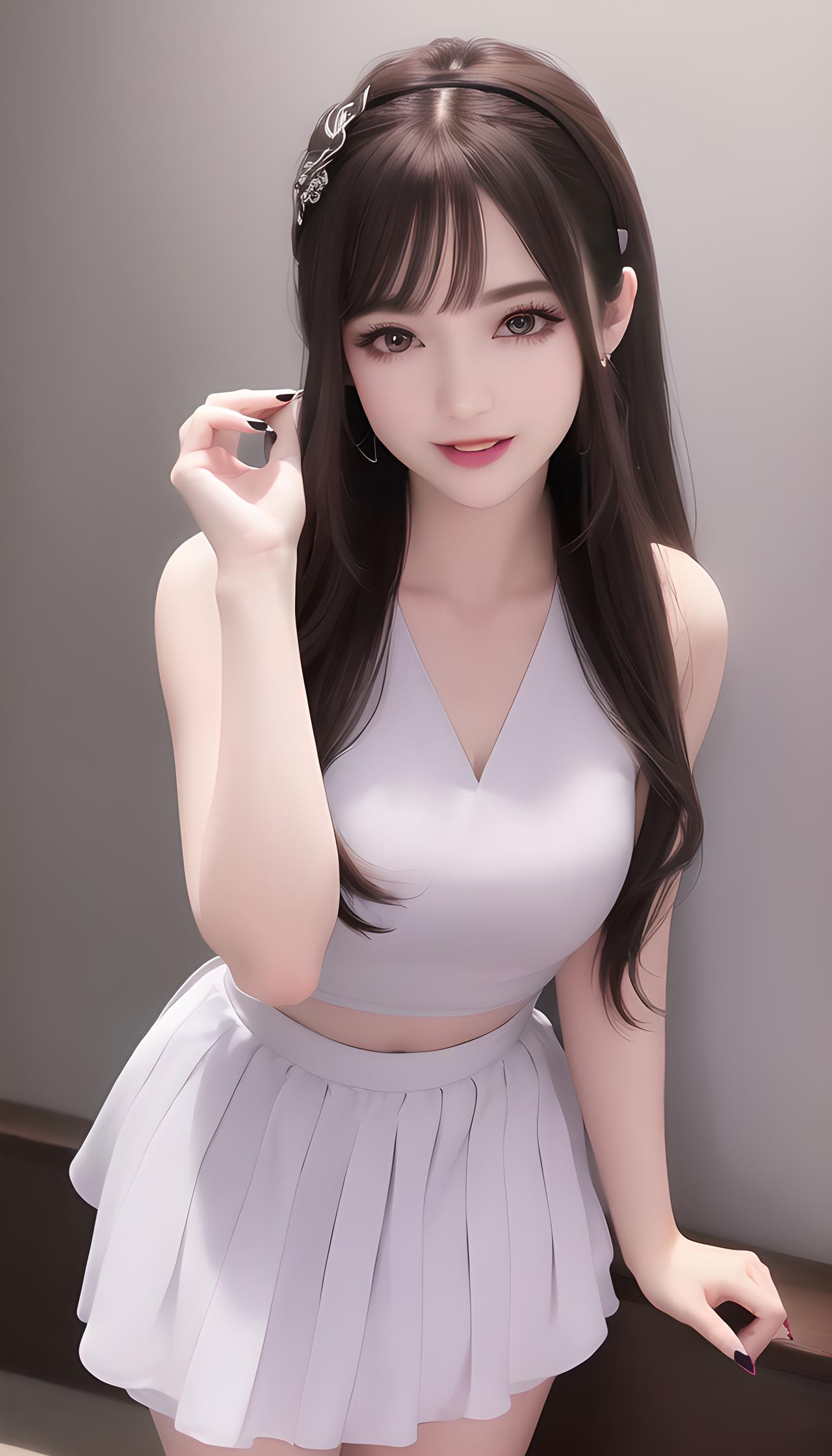 白衣少女