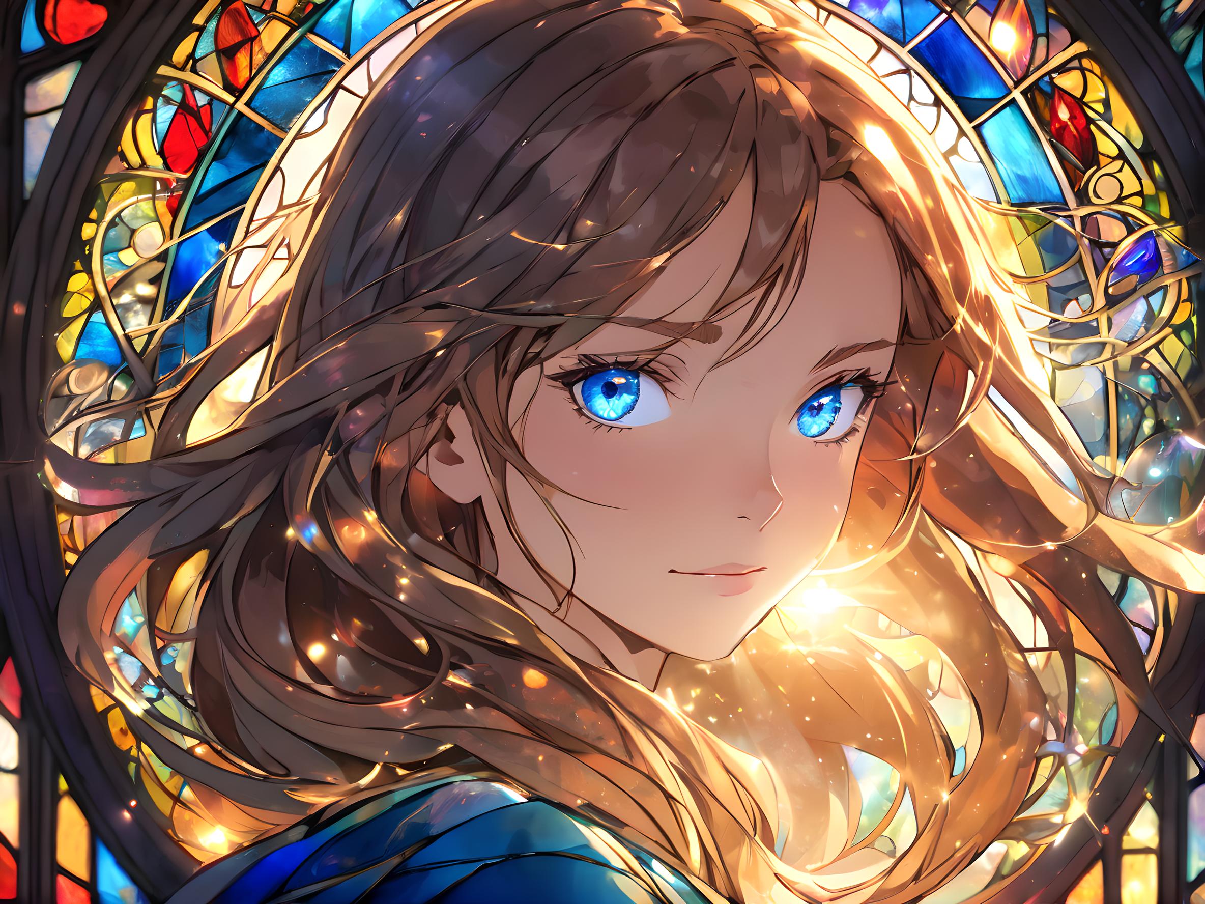 蓝眼女孩