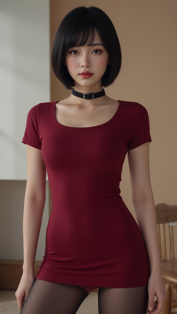 短发女孩