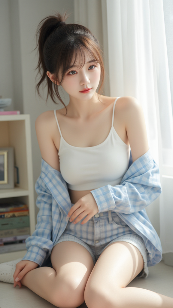 高马尾女孩