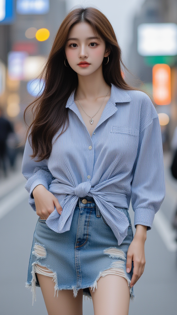 街拍美女